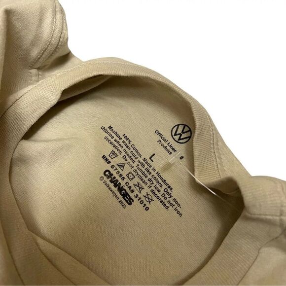 Volkswagen Adult Rabbit VW Extreme Racing OEM Equipment T-Shirt Beige Cars - Picture 8 of 12